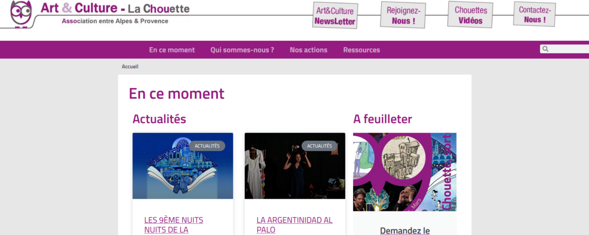 site art et culture la chouette