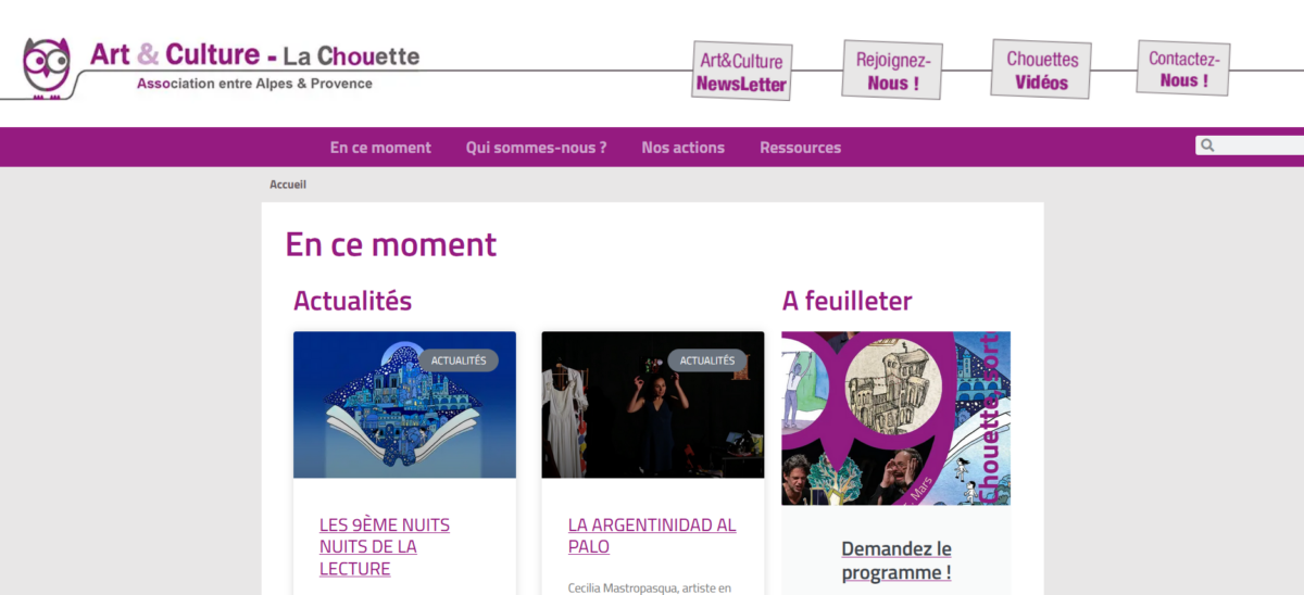 site art et culture la chouette